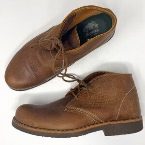 Roots Classic Brown Tribal Leather Desert Boots Lace Up Women's 8